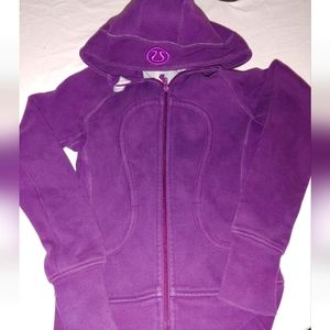 Lululemon Purple  Zip Up Hoodie Like New Women's Size 4